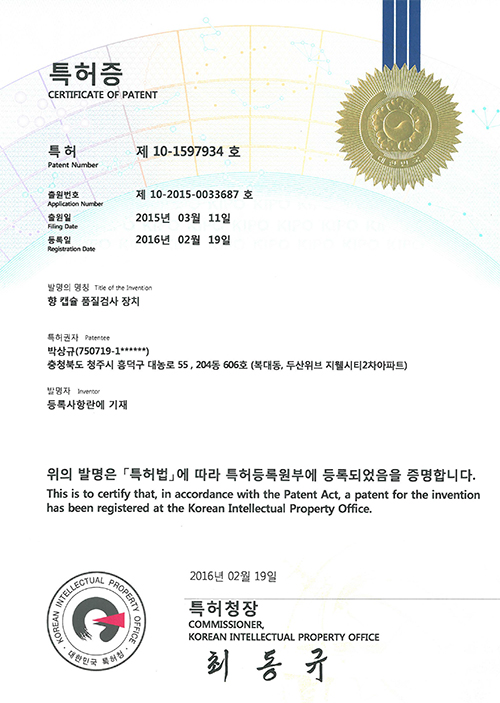 비전검사장비(제10-1597934호)